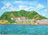 Christiansted from the Cay - 2002, St. Croix, USVI