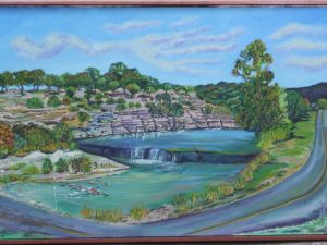 The Dam and River Cliffs- Kerville, Texas