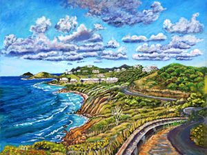 New! - NorthShore Road Scenic Lookout - Looking West to Gentle Winds Condominiums, St. Croix USVI