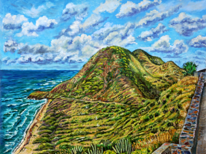 New! - Point Udal Monument - South Side Hill with Nature Trail to Isaac Bay, St. Croix USVI