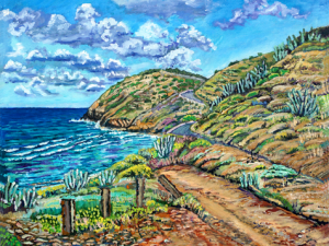 New! - Point Udal Scenic Lookout - Looking East at peaceful hill to Point Udal, St. Croix USVI