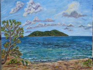 Buck Island from Coakley Bay Beach, St. Croix USVI